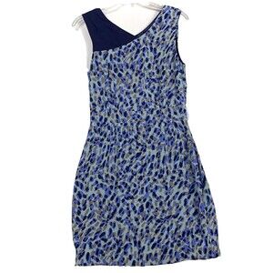 Matthew Williamson Dress Women 8 Mini Sleeveless Blue Impulse Macys Party